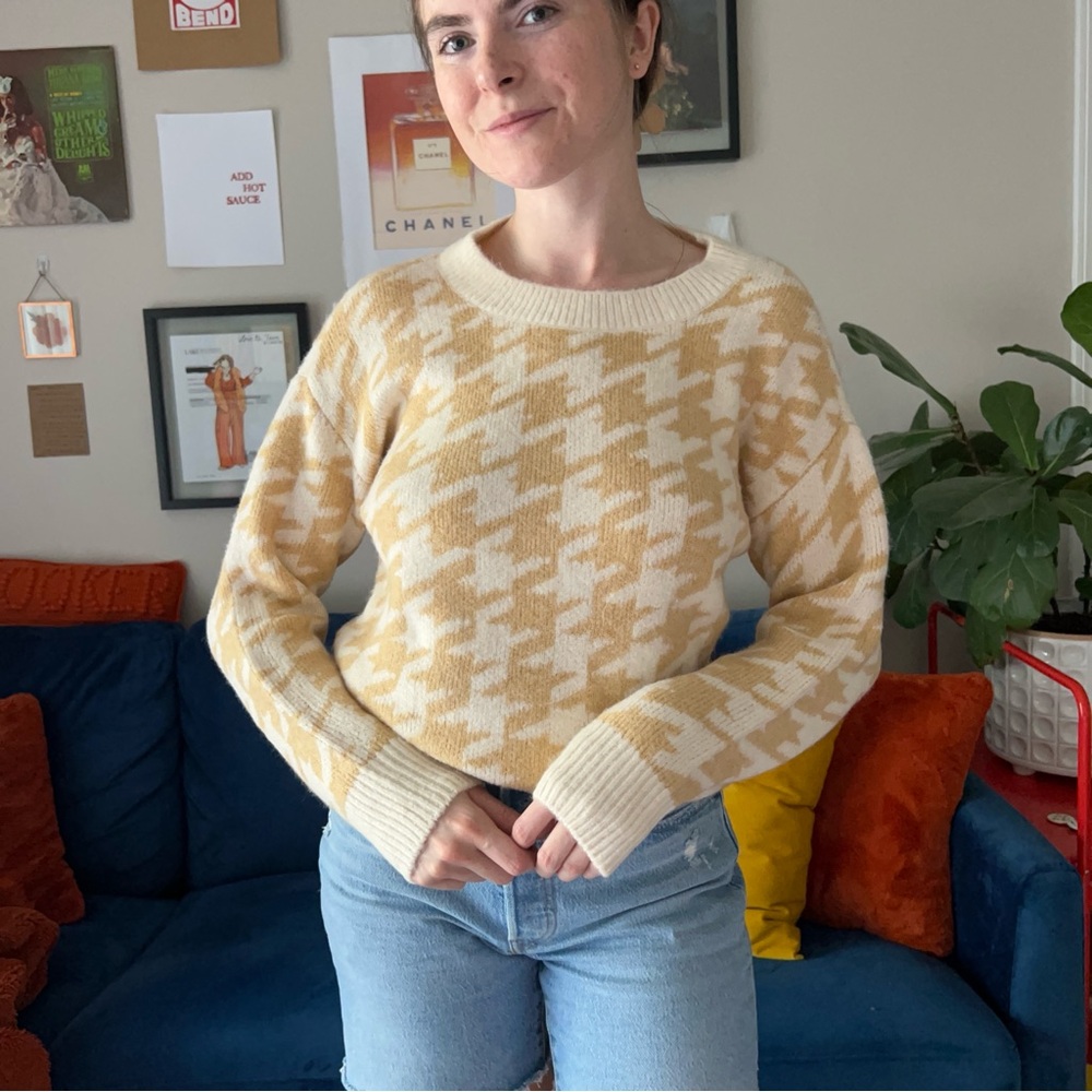 Herringbone sweater